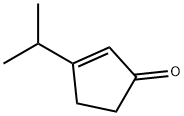 3-Isopropyl-2-cyclopenten-1-one Struktur