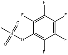 Perfluorophenyl Methanesulfonate Struktur