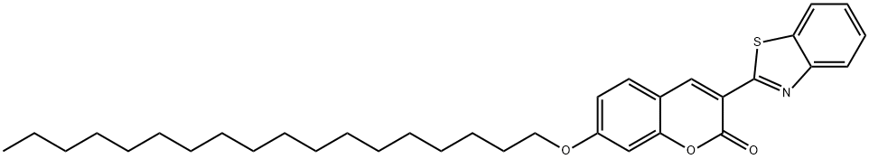 3-（2-苯并噻唑）-7-十八烷氧-香豆素, 161992-82-1, 結(jié)構(gòu)式