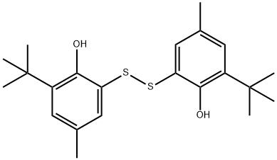 2,2'-Dithiobis[6-(1,1-dimethylethyl)-4-methylphenol] Struktur