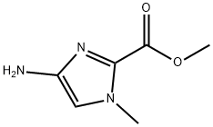 METHYL 4-AMINO-1-METHYL-1H-IMIDAZOLE-2-CARBOXYLATE Struktur