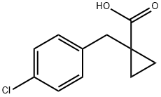 1-[(4-CHLOROPHENYL)METHYL]-CYCLOPROPANECARBOXYLIC ACID Struktur