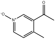 Ethanone, 1-(4-methyl-1-oxido-3-pyridinyl)- (9CI) Struktur