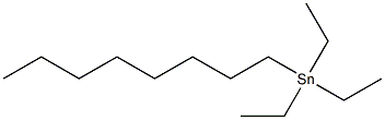 MONO-N-OCTYL TRIETHYLTIN Struktur