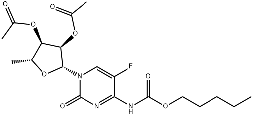 5'-deoxy-5-fluore-N-[(pentoyloxy)carbonyl]cytidine 2',3'-diacetate