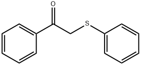 phenacyl phenyl sulfide Struktur