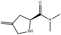 2-Pyrrolidinecarboxamide,N,N-dimethyl-4-methylene-,(S)-(9CI) Struktur