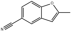 5-Benzofurancarbonitrile,  2-methyl- Struktur