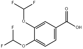 Benzoic acid, 3,4-bis(difluoroMethoxy)- Struktur