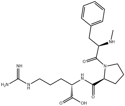 N-methylphenylalanyl-prolyl-arginine Struktur