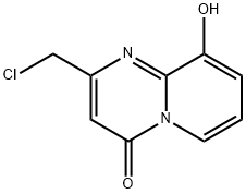 2-(Chloromethyl)-9-hydroxy-4H-pyrido[1,2-a]pyrimidin-4-one Struktur