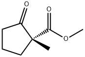 Cyclopentanecarboxylic acid, 1-methyl-2-oxo-, methyl ester, (1R)- (9CI) Struktur