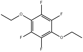 1,4-BIS(ETHOXY)TETRAFLUOROBENZENE Struktur