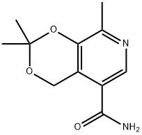 2,2,8-triMethyl-4H-[1,3]dioxino[4,5-c]pyridine-5-carboxaMide Struktur