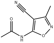 Acetamide, N-(4-cyano-3-methyl-5-isoxazolyl)- (9CI) Struktur