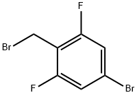 4-BROMO-2,6-DIFLUOROBENZYL BROMIDE Struktur