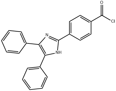 4-(4,5-DIPHENYL-IMIDAZOL-2-YL)BENZOYLCHLORIDE* Struktur