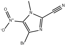 4-BROMO-1-METHYL-5-NITRO-1H-IMIDAZOLE-2-CARBONITRILE Struktur