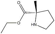 Proline, 2-methyl-, ethyl ester, DL- (8CI) Struktur