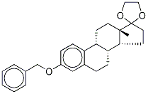 3-O-Benzyl Estrone Monoethylene Ketal Struktur