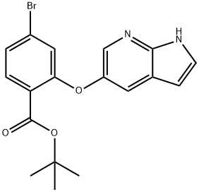 2-((1H-ピロロ[2,3-B]ピリジン-5-イル)オキシ)-4-ブロモ安息香酸TERT-ブチル price.