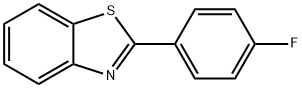 BENZOTHIAZOLE, 2-(4-FLUOROPHENYL)- Struktur