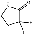 2-Pyrrolidinone,3,3-difluoro-(9CI) Struktur