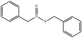 Phenylmethanethiosulfinic acid S-benzyl ester Struktur