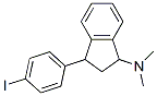 N,N-dimethyl-3-(4'-iodophenyl)-1-indanamine Struktur