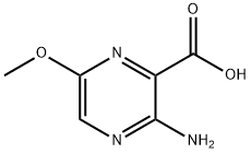 3-AMINO-6-METHOXYPYRAZINE-2-CARBOXYLIC ACID Struktur