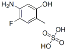 5-AMINO-4-FLUORO-2-METHYLPHENOL SULFATE Struktur