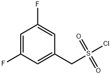 (3,5-difluorophenyl)methanesulfonyl chloride Struktur