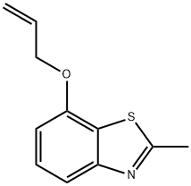 Benzothiazole, 2-methyl-7-(2-propenyloxy)- (9CI) Struktur