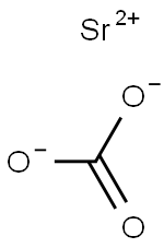 Strontiumcarbonate Struktur