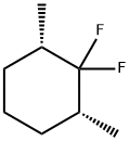 Cyclohexane, 1,1-difluoro-2,6-dimethyl-, cis- (9CI) Struktur