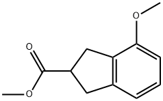 4-Methoxy-indan-2-carboxylic acid methyl ester Struktur