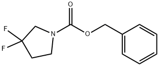 1-CBZ-3,3-DIFLUOROPYRROLIDINE Struktur