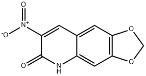 7-NITRO-[1,3]DIOXOLO[4,5-G]QUINOLIN-6-OL Struktur