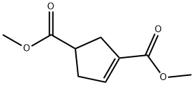 3-Cyclopentene-1,3-dicarboxylic acid, dimethyl ester (9CI) Struktur