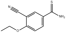 Benzenecarbothioamide, 3-cyano-4-ethoxy- (9CI) Struktur