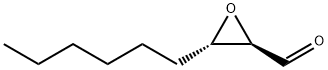 Oxiranecarboxaldehyde, 3-hexyl-, (2R-trans)- (9CI) Struktur