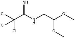 N-(2,2-DIMETHOXYETHYL)TRICHLOROACETAMIDINE Struktur