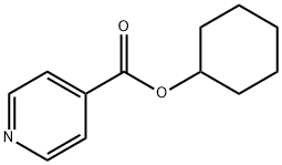 4-Pyridinecarboxylicacidcyclohexylester Struktur