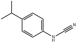 Cyanamide, [4-(1-methylethyl)phenyl]- (9CI) Struktur