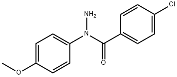 4-chloro-1'-(4-methoxyphenyl)benzohydrazide Structure