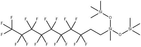 PERFLUOROOCTYLETHYL TRISILOXANE Struktur