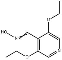 4-Pyridinecarboxaldehyde,3,5-diethoxy-,oxime(9CI) Struktur