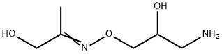 2-Propanone,  1-hydroxy-,  O-(3-amino-2-hydroxypropyl)oxime Struktur