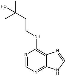 2-Methyl-4-(1H-purin-6-ylamino)-2-butanol Struktur