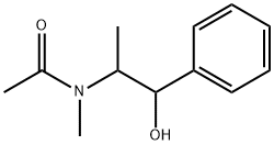 N-(β-Hydroxy-α-methylphenethyl)-N-methylacetamide Struktur